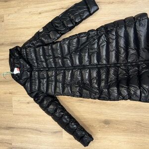 Moncler Shiny Black Puffer Jacket